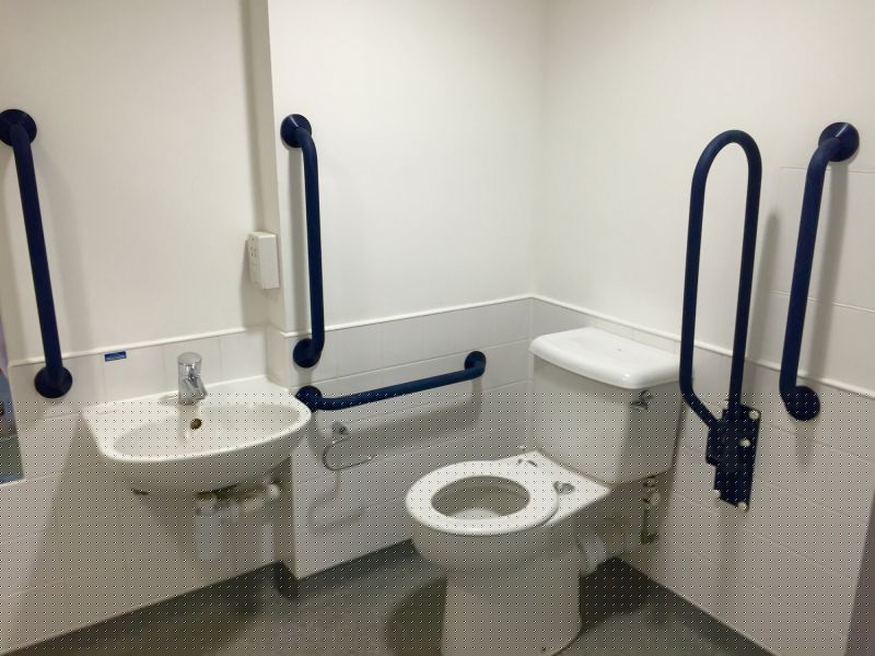 Toilet Grab Bars Installation